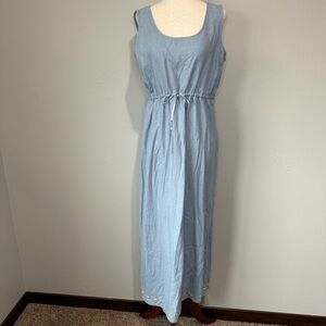 Studio Light Blue Sleeveless Maxi Dress